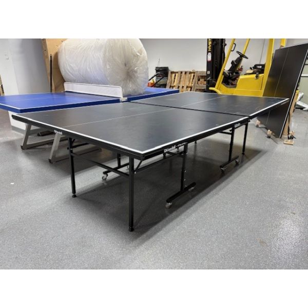 Used Kasblabi folding ping-pong table tennis game with wheels Code: GAME095PPTBLKAS