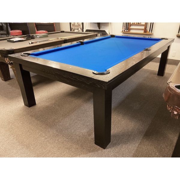 Palason Deville modern Black finish 8 x 4 foot pool table with square legs TAPADEVILLE8