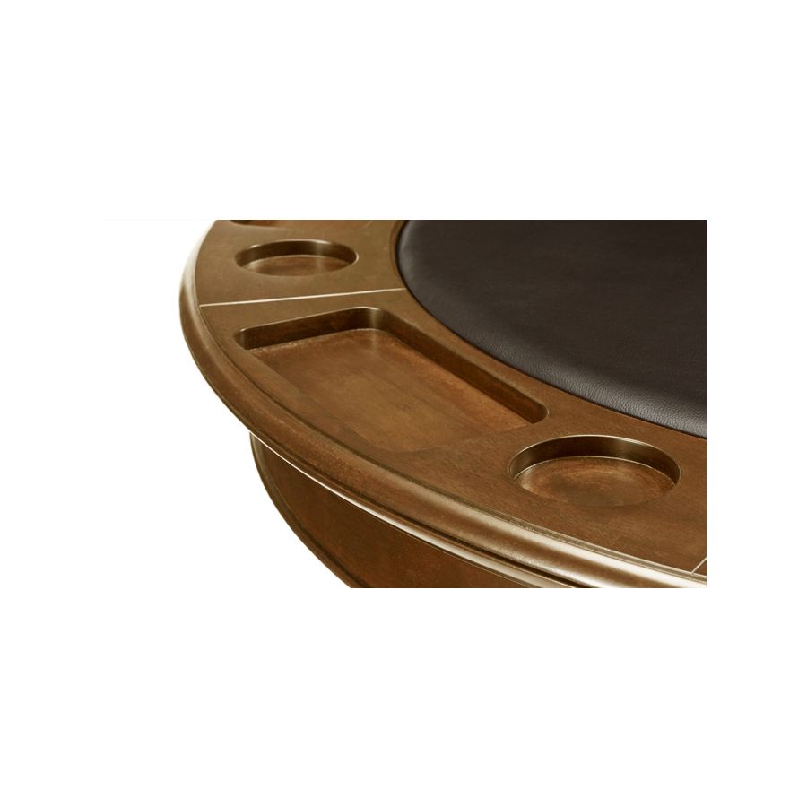 Brunswick 5 piece complete set of reversible dining and poker table including 4 chairs