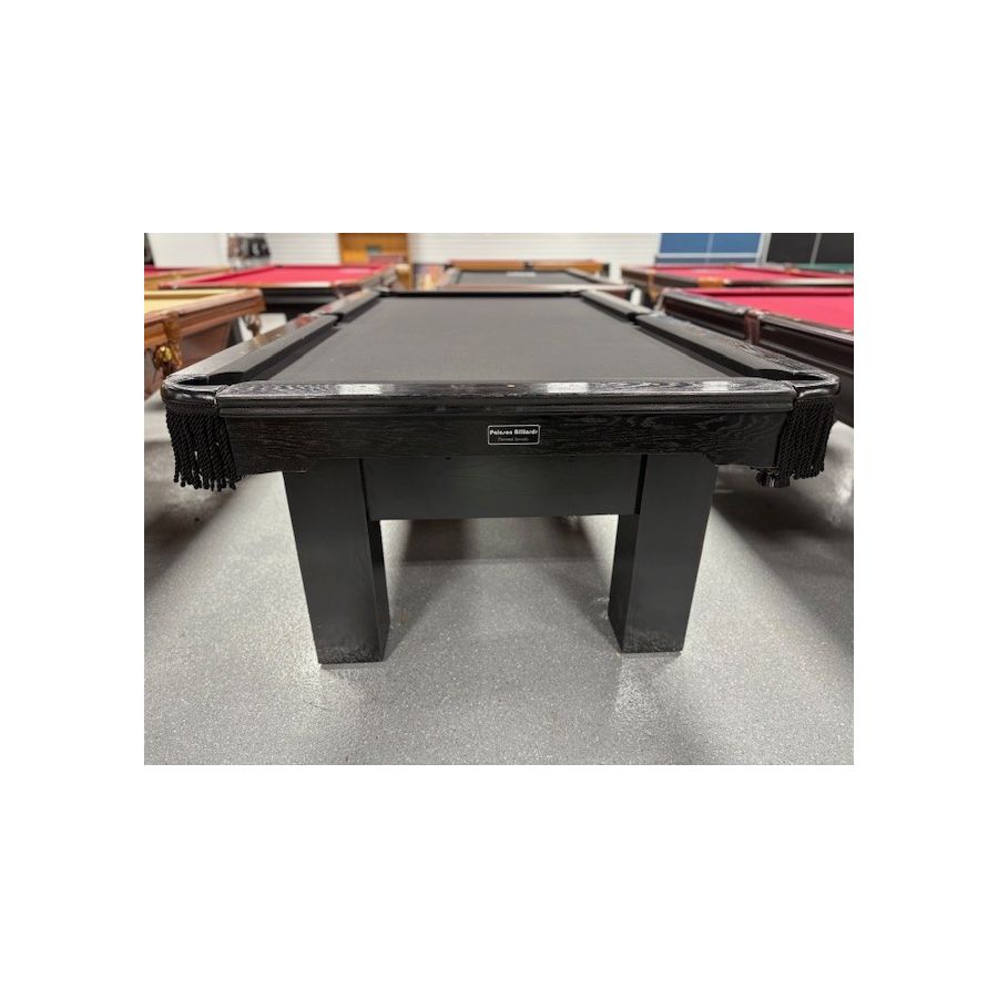 Palason Deluxe 8 foot used pool table with 3-piece 8 x 4 foot natural ...