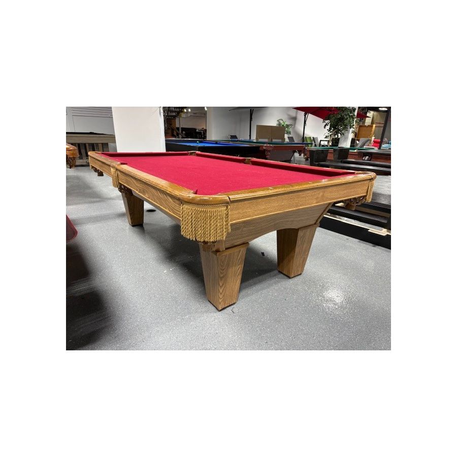 Brunswick Billiards 8 foot used pool table with 1 inch thick natural ...