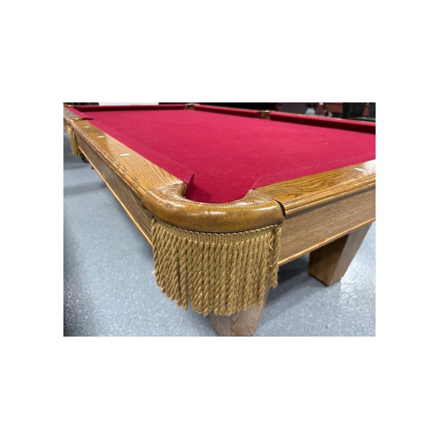 Brunswick Billiards 8 foot used pool table with 1 inch thick natural ...