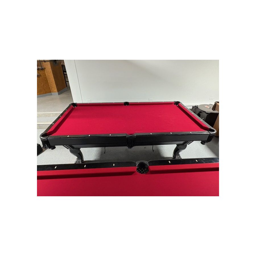 Canada Billiards hardwood and natural slate used 8 foot pool table Code ...