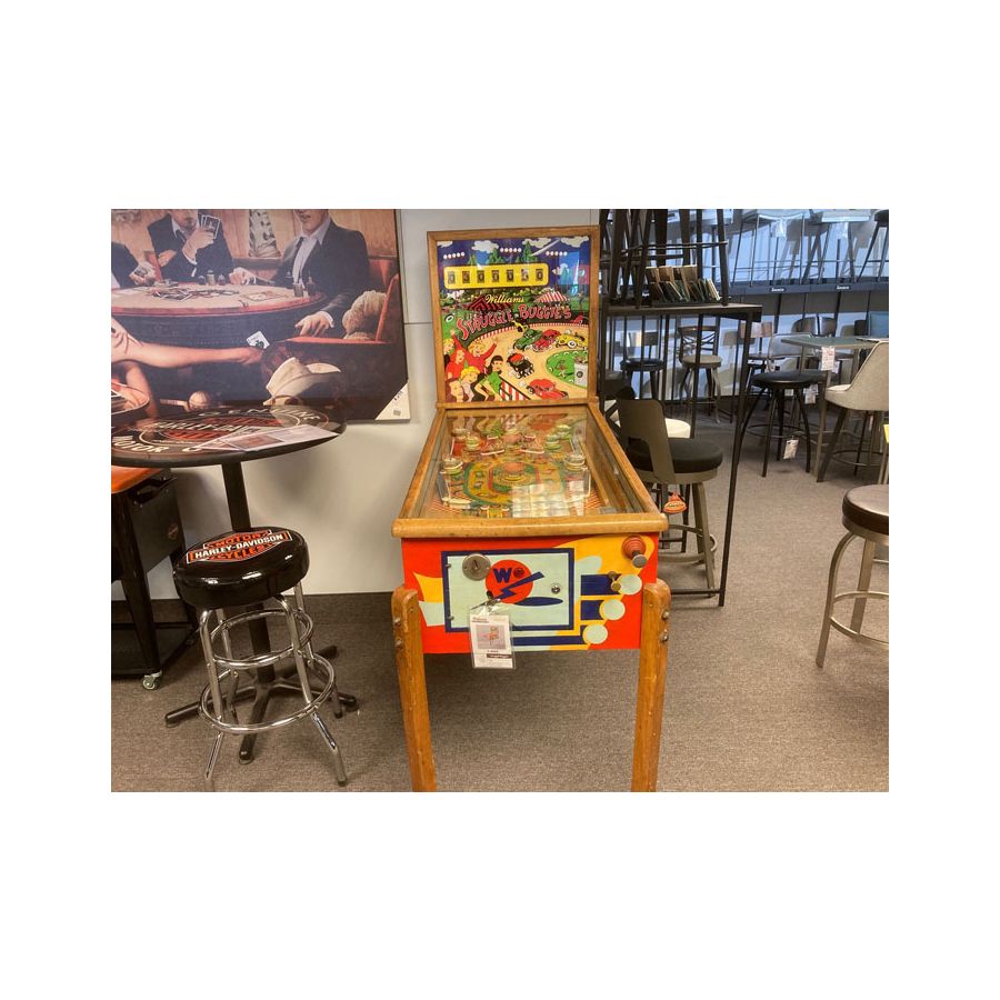 Rare vintage antique 1953 Williams Struggle Buggies woodrail pinball