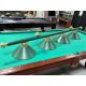 Long 4 shade billiard pool table lamp for better more even lighting or for use with snooker table Pic 2