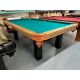 Majestic Billiards Demonstrator 8 foot pool table with two-tone Light Brown and Black finish and 3/4 inch natural slate playing surface Code : TABLE408MAG8P