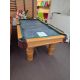 Canada Billiards 7 foot used pool table with 1 inch slate, leather pockets and choice of cloth colour Code: TABLELIQ131
Made of solid hardwood and engineered woods, leather pockets with fringe. Includes a one year warranty and your choice of over 24 Tefl