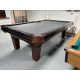 Majestic Ascot natural quarried 9 foot slate Walnut finish used pool table TABLE433MAJ9P
Made with hardwood, genuine leather pockets and brand new Championship Invitational Teflon stain-protected felt cloth.
