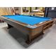 Brunswick Billiards natural quarried 8 foot slate Retro 1970's classic used pool table TABLE490BRU8P
Made with engineered woods with simulated wood finish, natural quarried 1 inch thick slate, inset Drop-Pockets, Blue Simonis professional competition sty