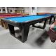 Majestic Louisiane 8 foot used pool table with 1 inch thick natural slate Code : TABLE512MAJ8P
Made with 1 inch thick slate, hardwood and engineered wood with Black finish, tapered pedestal legs, genuine leather pockets and Grey billiard cloth. Code :  T