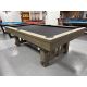 Demonstrator Majestic 8 foot Cornwall natural quarried 1 inch slate pool table Code: TABLE524MAJ8
Made with North American and European hardwoods, leather genuine pockets and brand new Championship Invitational Teflon stain protected Black billiard cloth