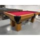 Palason Billiards 7 foot used pool table with 1 inch thick natural slate Code : TABLE527PAL7P
Made with 1 inch thick slate, hardwood and engineered wood laminate and engineered wood with Oak finish, rectangular legs, inset pockets and Green billiard clot