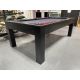 Majestic Billiard Mensa Black used pool table with natural quarried 7 foot slate play surface