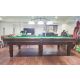 10 foot Canada Billiard Mahogany finish Snooker table Code : TABLE576CBB10P
Made with Hardwoods, natural quarried slate, genuine leather pockets, with a professional quality Hainsworth made in England cloth.
Includes a one year warranty and a used bil