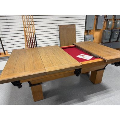 Dining table top conference 4 piece removable surface to place on top of pool table
