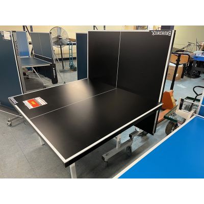Black top Brunswick Outdoor ping-pong table tennis demonstrator floor model GAME024PPTBLBRU