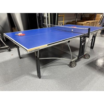 Used Cornilleau Model 250 ping-pong table tennis game on caster wheels Code : GAME082PPTBL 