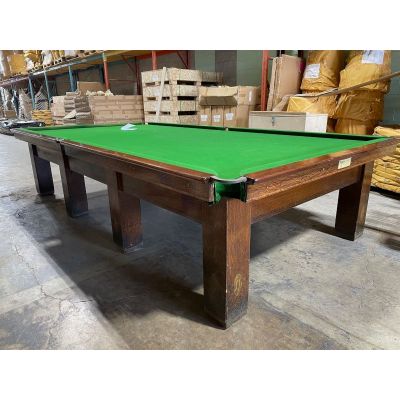Burroughes and Watts Antique 12 foot Snooker table made of solid hardwood Code : TABLE353B&W12S