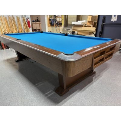 Brunswick Billiards natural quarried 8 foot slate Retro 1970's classic used pool table TABLE490BRU8P