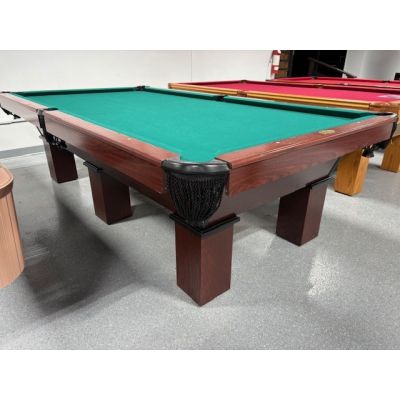 Palason St-Laurent used 9 foot pool table foot with natural quarried 1 inch slate and Walnut finish Code: TABLE499PAL9P