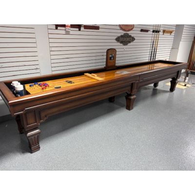 Olhausen brand excellent quality 14 foot floor model Shuffleboard table game Code : GAME090SHUFOLH14