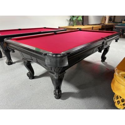 Majestic Amboise Black 8 foot natural quarried 1 inch slate used pool table Code: TABLE545MAJ8