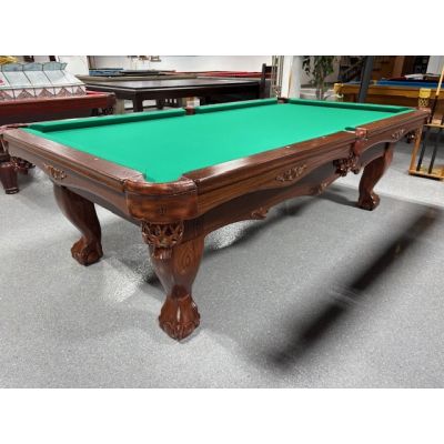 Palason Contessa natural quarried 8 foot slate Caesar Red finish classic used pool table TABLE546PAL8P