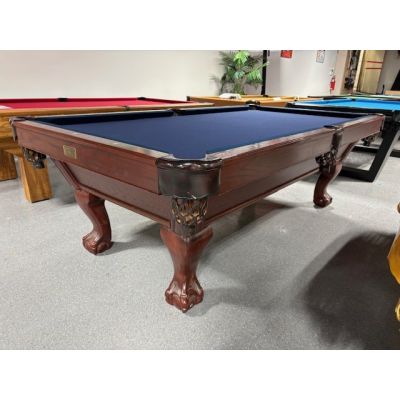 Canada Billiard Americana Walnut finish natural quarried 8 foot slate used pool table TABLE563CBB8P