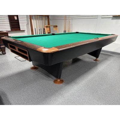 Brunswick Billiards Gold Crown 9 foot used pool table with one inch thick natural quarried slate Code : TABLE564BRU9P