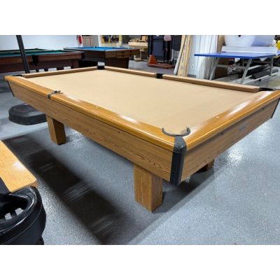Canada Billiard 8 foot used pool table with 3/4 inch thick natural quarried slate Code : TABLE567PAL8P