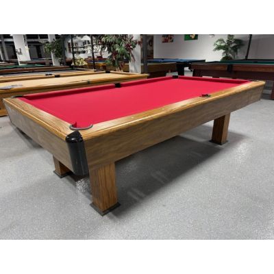 Minnesota Fats Billiards 8 foot used pool table with 1 inch thick natural quarried slate Code : TABLE569MIN8P