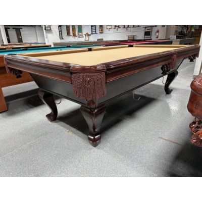 Used 8 foot Bellagio Pool Table with natural quarried slate and genuine leather pockets Code : TABLE578BEL8P