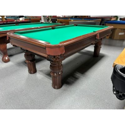 Used 7 foot Canada Billiards Élégance 1 inch thick slate Pool Table with Walnut finish and Green cloth Code : TABLE598CBB7P
