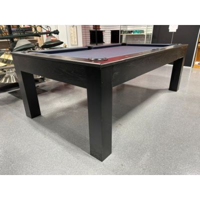 Majestic Billiard Mensa Black used pool table with natural quarried 7 foot slate play surface Code : TABLE615MAJ7P